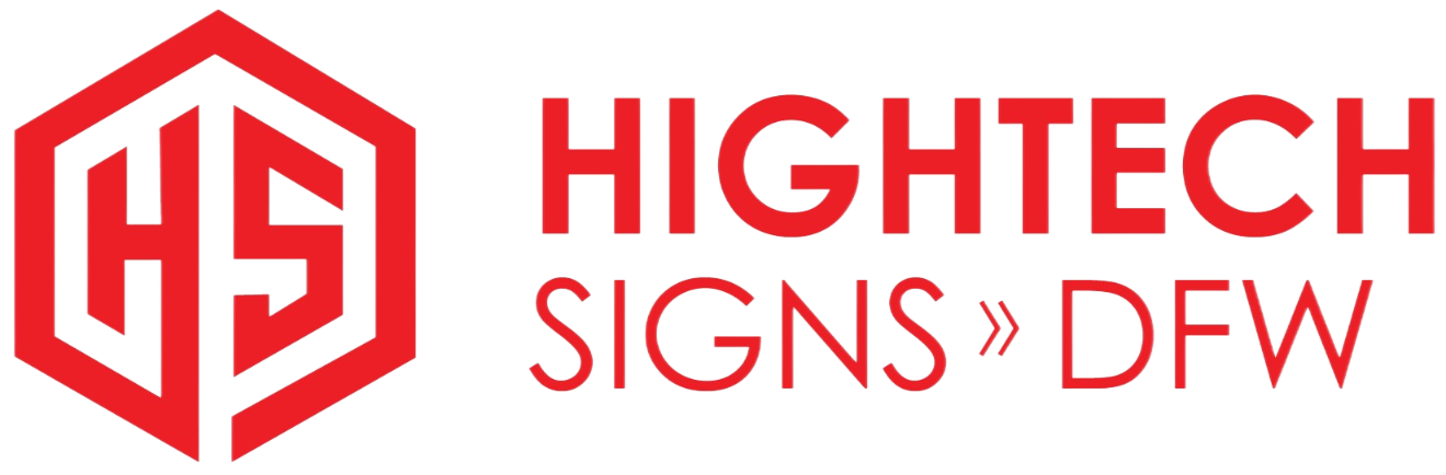 HighTech Signs DFW Logo